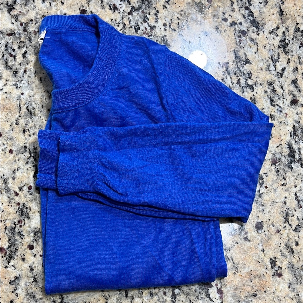 J. Crew Royal Blue Merino Wool Sweater